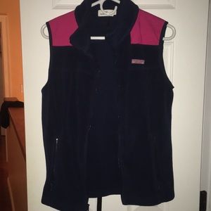 Vineyard Vines Blue and Pink Vest